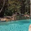 pool rock  water feature brentwood nashville franklin tennessee